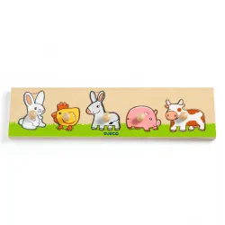 Farm'n'co - DJE-DJ01119 - DJECO - Puzzles en bois - Le Nuage de Charlotte