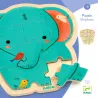 Puzzlo Elephant [14] - DJE-DJ01823 - DJECO - Puzzles en bois - Le Nuage de Charlotte