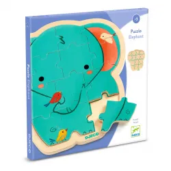 Puzzlo Elephant [14] - DJE-DJ01823 - DJECO - Wooden Puzzles - Le Nuage de Charlotte