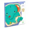 Puzzlo Elephant [14] - DJE-DJ01823 - DJECO - Puzzles en bois - Le Nuage de Charlotte