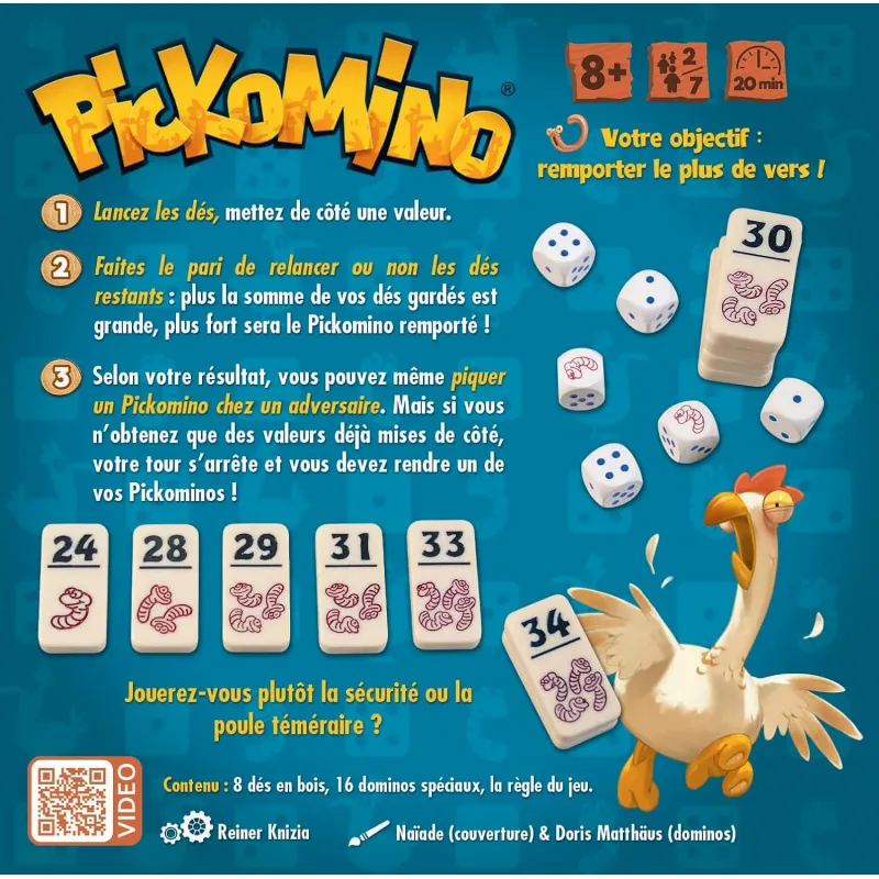 Pickomino - GIG-ZOPIC - Gigamic - Jeux de société - Le Nuage de Charlotte