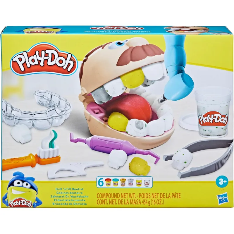 Play-Doh - Drill'n Fill Dentist - HAS-F1259 - Hasbro - Sand and Playdough - Le Nuage de Charlotte