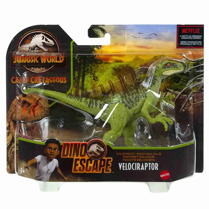 Jurassic World - Dino Escape - Velociraptor - MTL-HCL82 - Mattel - Figures and accessories - Le Nuage de Charlotte