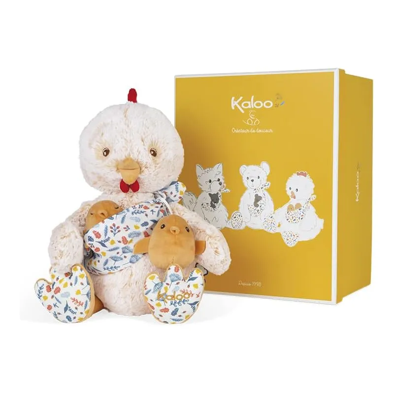 Kaloo - Peluche Papa Poule Paul - KLO-K971001 - Kaloo - Mes Doudous - Le Nuage de Charlotte