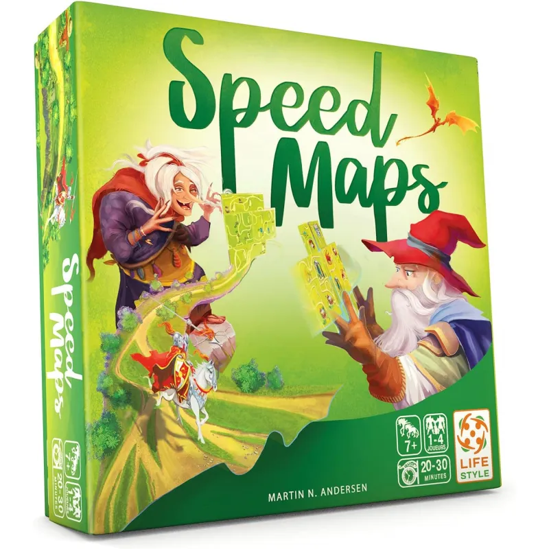 Speed Maps - LIST-LIF007SP - Lifestyle Boardgames - Jeux de société - Le Nuage de Charlotte