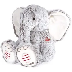 Kaloo - Peluche Éléphant Gris Prestige Noa - KLO-K963669 - Kaloo - Mes Doudous - Le Nuage de Charlotte