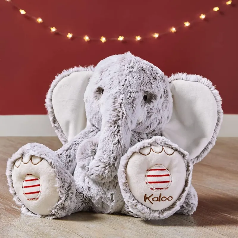 Kaloo - Peluche Éléphant Gris Prestige Noa - KLO-K963669 - Kaloo - Mes Doudous - Le Nuage de Charlotte