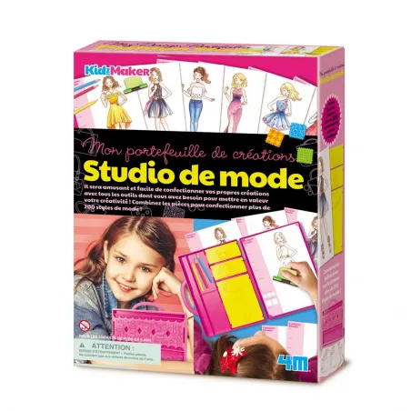 KidzMaker - Studio de mode - 4M-5664720 - 4M - Boîtes créative - Le Nuage de Charlotte