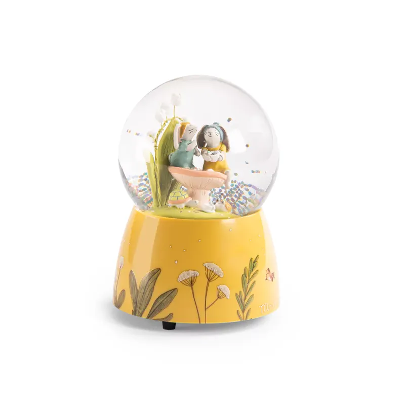 Trois petits lapins - Musical snow globe - MRY-678176 - Moulin Roty - Snow Ball - Le Nuage de Charlotte