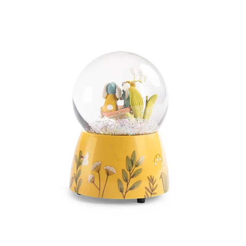 Trois petits lapins - Musical snow globe - MRY-678176 - Moulin Roty - Snow Ball - Le Nuage de Charlotte