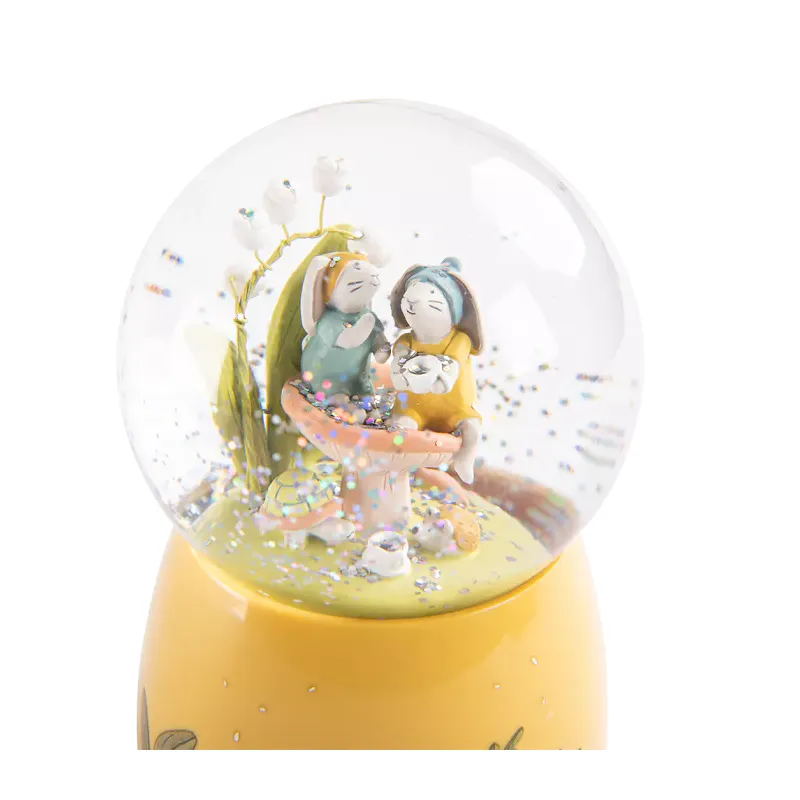 Trois petits lapins - Musical snow globe - MRY-678176 - Moulin Roty - Snow Ball - Le Nuage de Charlotte