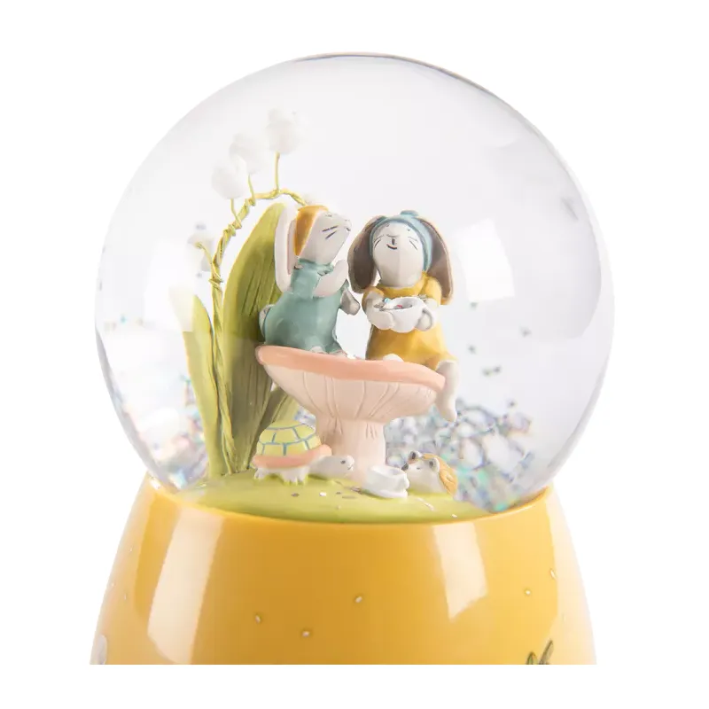 Trois petits lapins - Musical snow globe - MRY-678176 - Moulin Roty - Snow Ball - Le Nuage de Charlotte