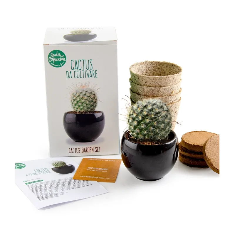 Kit de culture - Cactus - R&C-140830 - Radis et Capucine - Nature et découvertes - Le Nuage de Charlotte