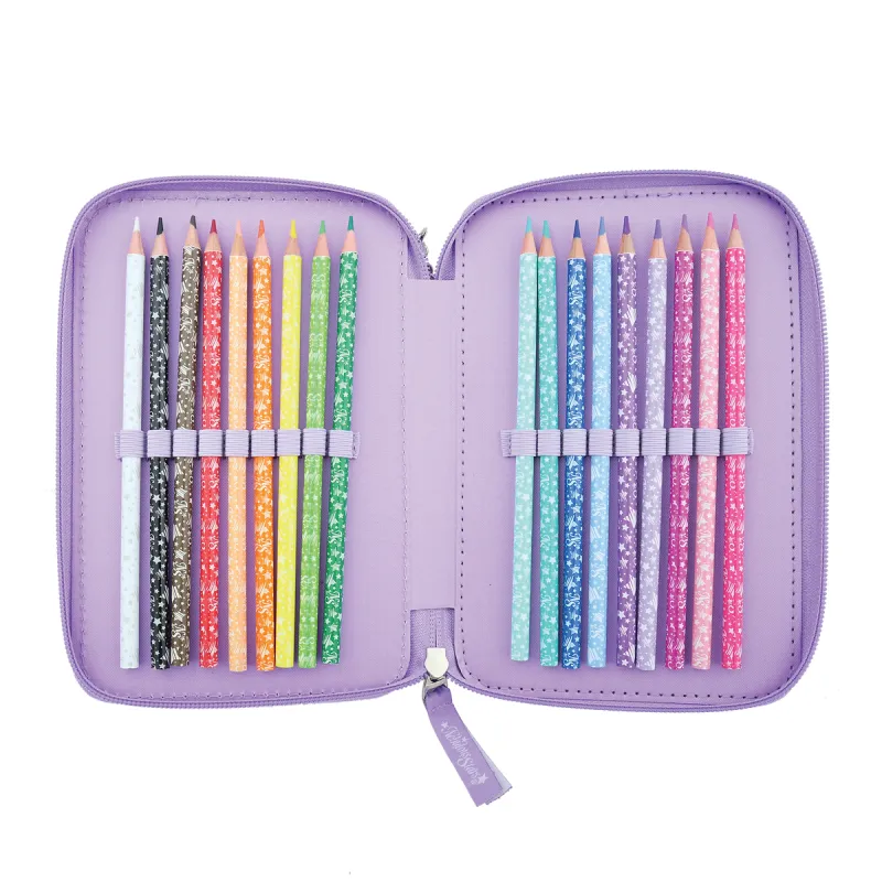 Nebulous Stars 3-fold pencil case - Isadora - NEST-12605 - Nebulous Stars - Pens, pencils, ... - Le Nuage de Charlotte