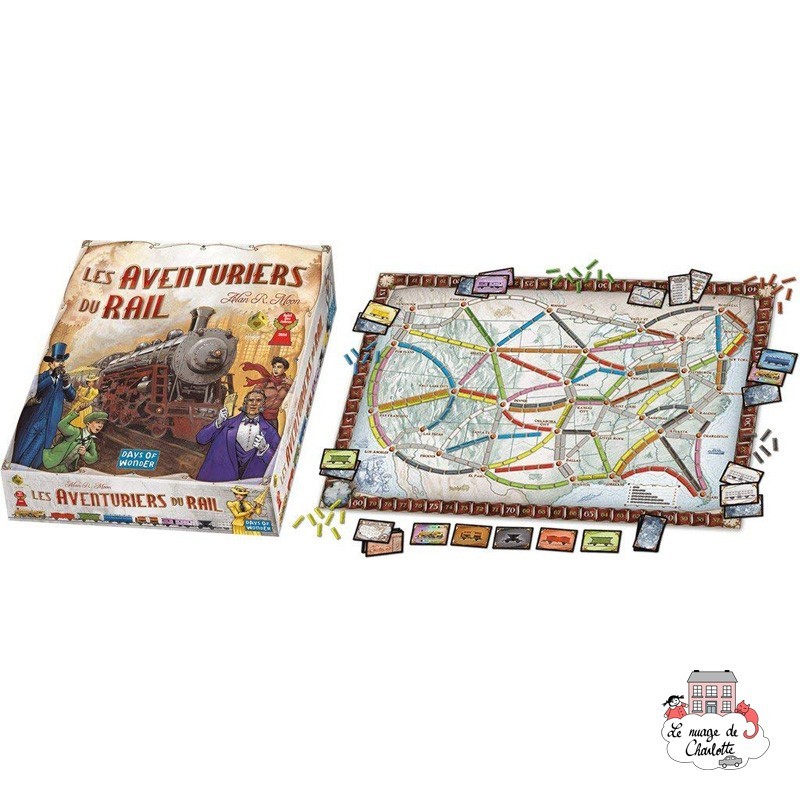 Les Aventuriers du Rail - DOW-7517 - Days of Wonder - Jeux de société - Le Nuage de Charlotte