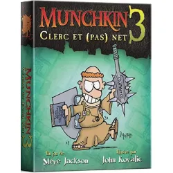 Munchkin 3 - Clerc et (pas) net (Extension) - EDG-ESMUN03FR - Edge - Jeux de société - Le Nuage de Charlotte