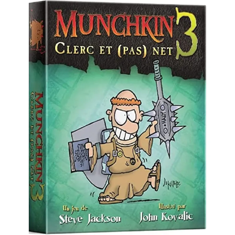 Munchkin 3 - Clerc et (pas) net (Extension) - EDG-ESMUN03FR - Edge - Board Games - Le Nuage de Charlotte