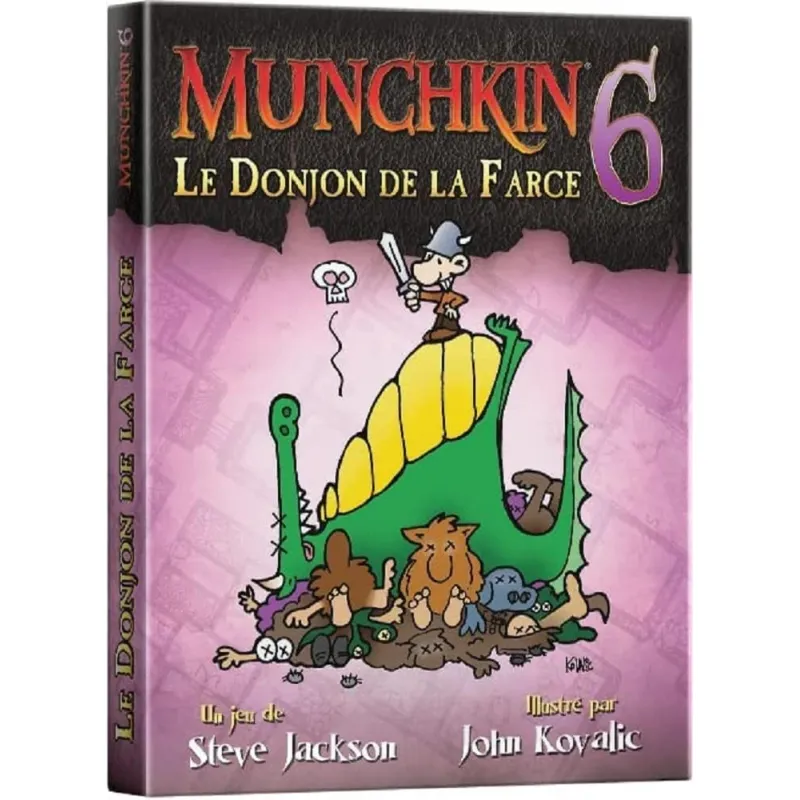 Munchkin 6 - Le Donjon de la Farce (Extension) - EDG-ESMUN06FR - Edge - Board Games - Le Nuage de Charlotte