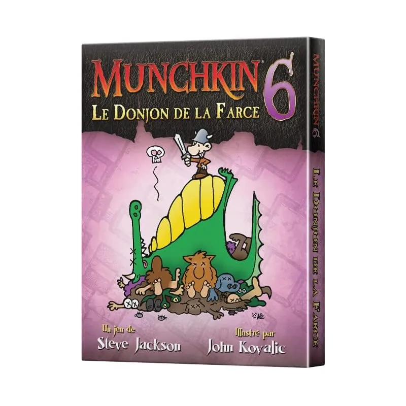 Munchkin 6 - Le Donjon de la Farce (Extension) - EDG-ESMUN06FR - Edge - Board Games - Le Nuage de Charlotte