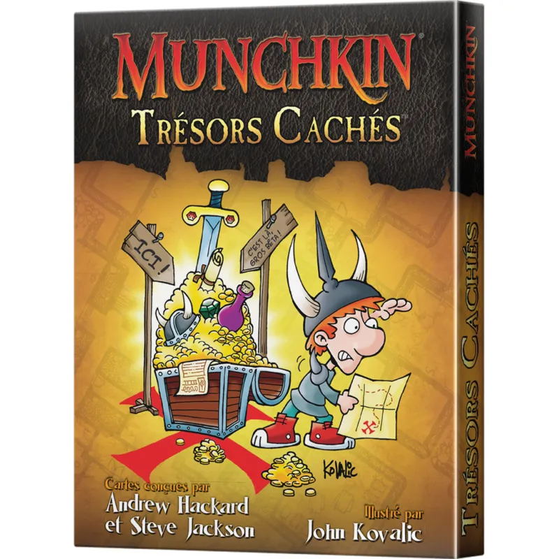 Munchkin - Trésors Cachés (Extension) - EDG-ESMUN82FR - Edge - Board Games - Le Nuage de Charlotte