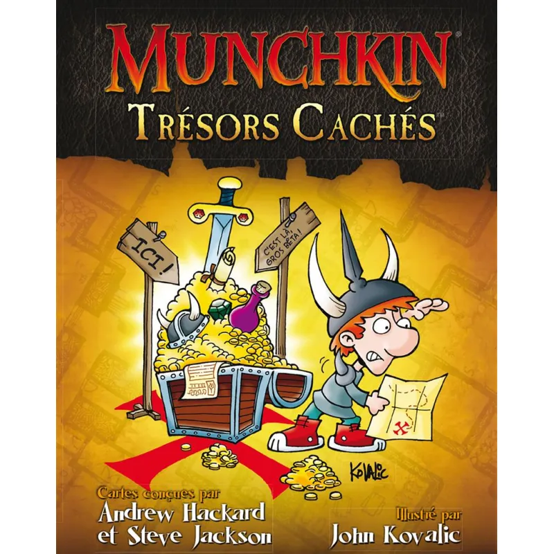 Munchkin - Trésors Cachés (Extension) - EDG-ESMUN82FR - Edge - Board Games - Le Nuage de Charlotte