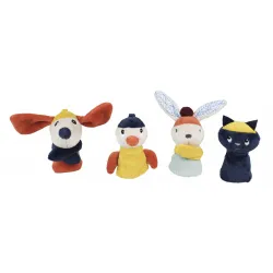 (M) Finger Puppets Gabin Lapin - EBU-E90033 - ebulobo - Fingerpuppets - Le Nuage de Charlotte