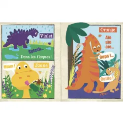 Mon Petit Journal - Arc-en-ciel Dinosaures - CRIN-3760262412306 - Jo and Nic's Crinkly Cloth Books - Jouets d'activité - Le N...