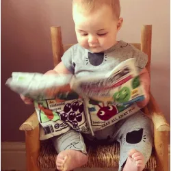 Mon Petit Journal - Animaux de la ferme - CRIN-3760262412313 - Jo and Nic's Crinkly Cloth Books - Jouets d'activité - Le Nuag...