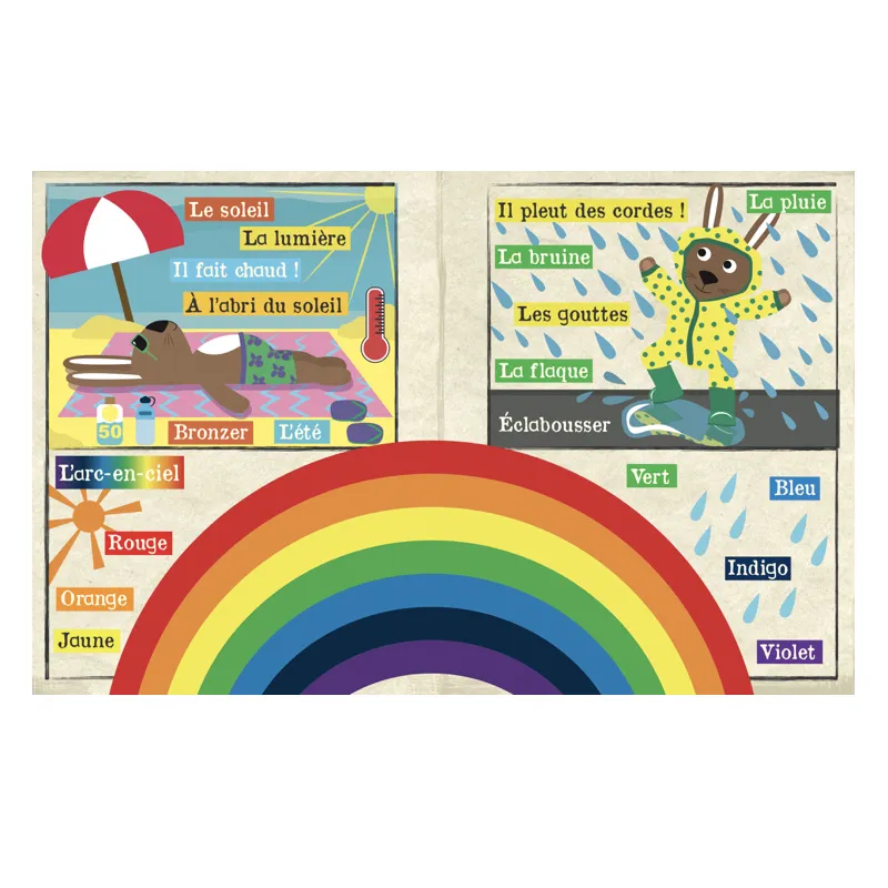 Mon Petit Journal - Quel temps fait-il aujourd'hui? - CRIN-3760262412283 - Jo and Nic's Crinkly Cloth Books - Activity Toys -...