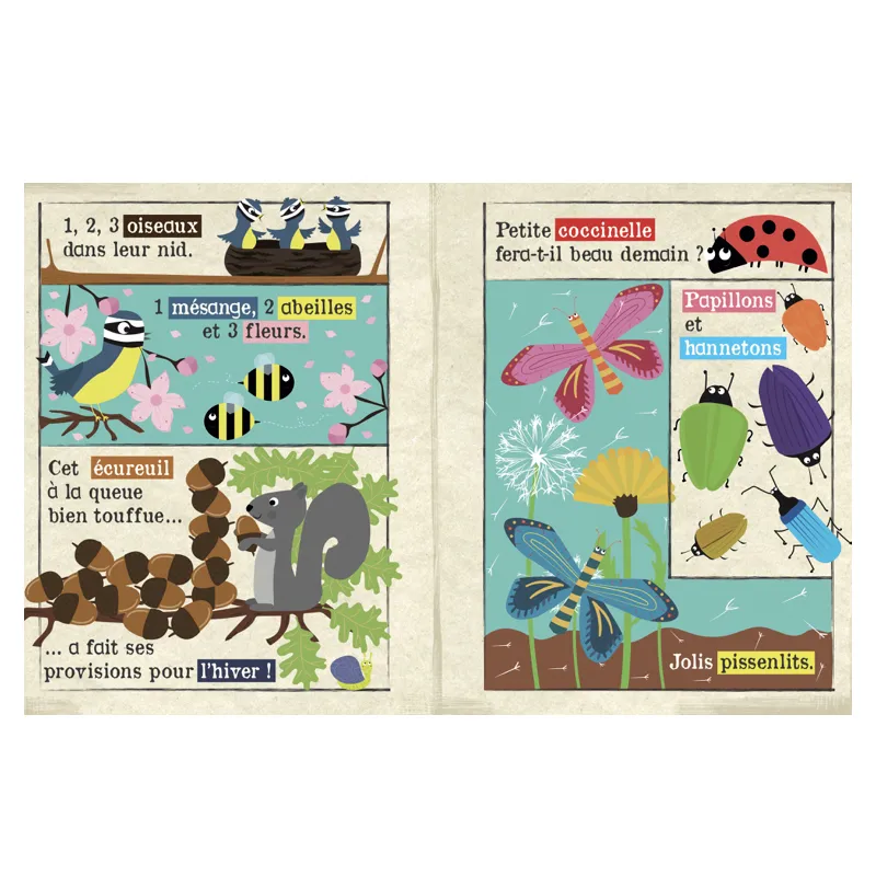 Mon Petit Journal - Qui se cache dans la forêt? - CRIN-3760262412320 - Jo and Nic's Crinkly Cloth Books - Activity Toys - Le ...