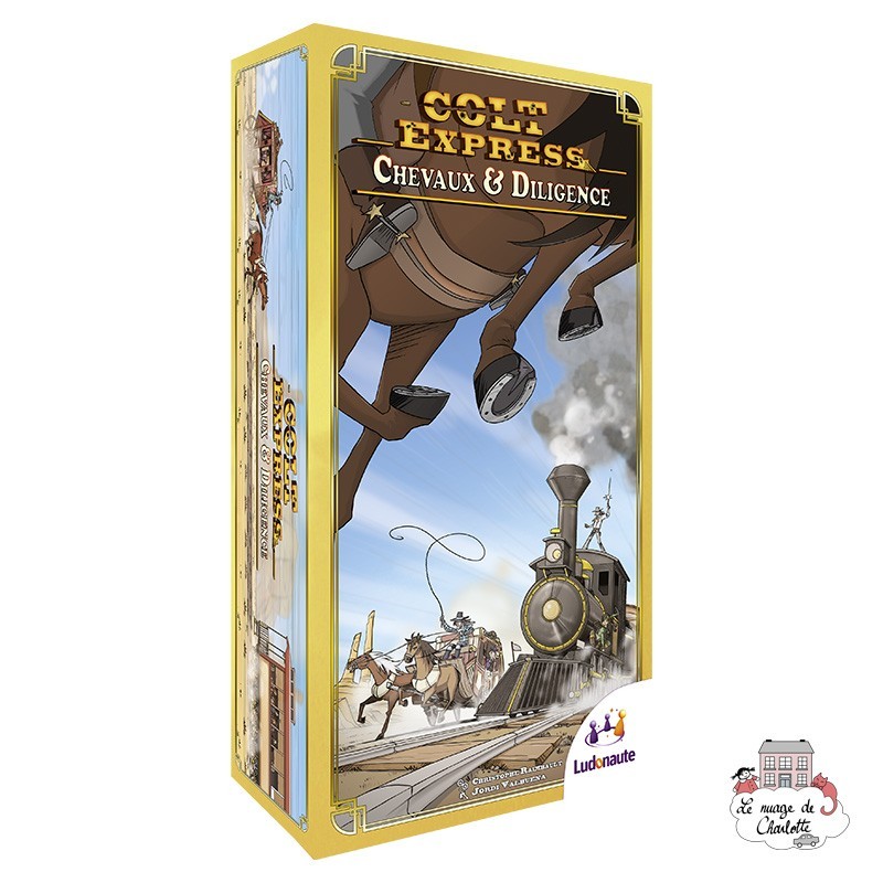 Colt Express - Ext. Chevaux et Diligence - LUDO-19943 - Ludonaute - Jeux de société - Le Nuage de Charlotte