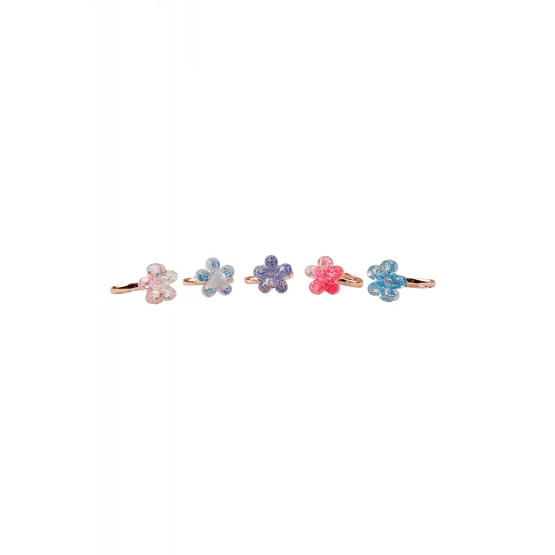 Boutique Shimmer Flower Rings - GPR-90202 - Great Pretenders - Jewelry - Le Nuage de Charlotte