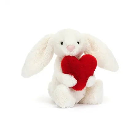 Bashful Red Love Heart Bunny (S) - JEL-BB6LOVE - Jellycat - Jellycat - Le Nuage de Charlotte