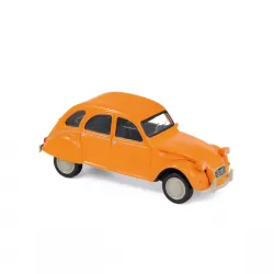 Citroën 2CV 6 Club 1979 Orange Mandarine Jet-car 1/43 - NRV-150511 - Norev - Cars, Trucks, etc. - Le Nuage de Charlotte