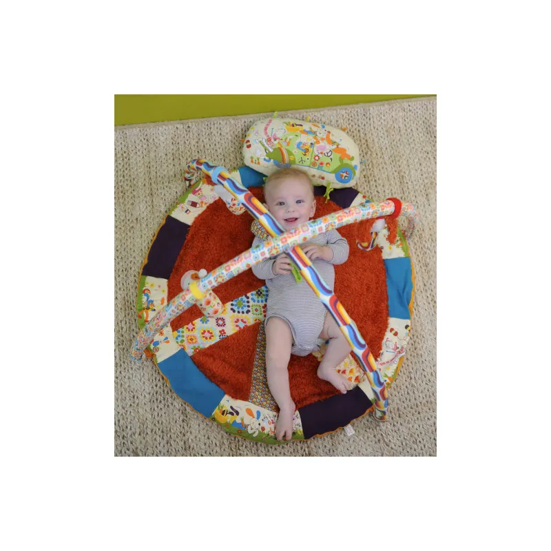 Peace and Love activity mat - EBU-E30015 - ebulobo - Baby Activity Mat and Table - Le Nuage de Charlotte