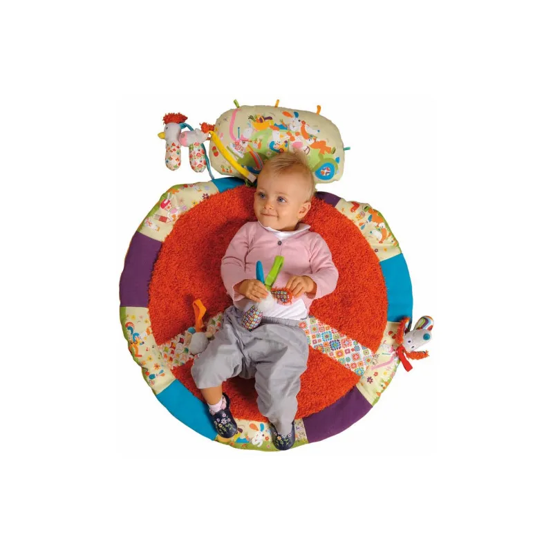 Peace and Love activity mat - EBU-E30015 - ebulobo - Baby Activity Mat and Table - Le Nuage de Charlotte