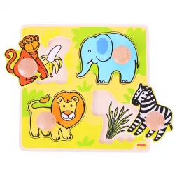 Puzzle en bois - Safari - BIG-BJ521 - Bigjigs - Puzzles en bois - Le Nuage de Charlotte