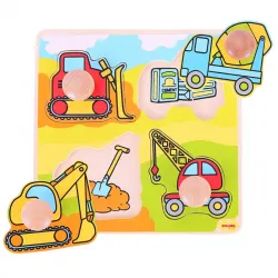 Puzzle en bois - Construction - BIG-BJ518 - Bigjigs - Puzzles en bois - Le Nuage de Charlotte