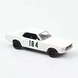 Ford Mustang coupé 1968 Blanche n°184 Jet-car 1/43 - NRV-270557 - Norev - Cars, Trucks, etc. - Le Nuage de Charlotte