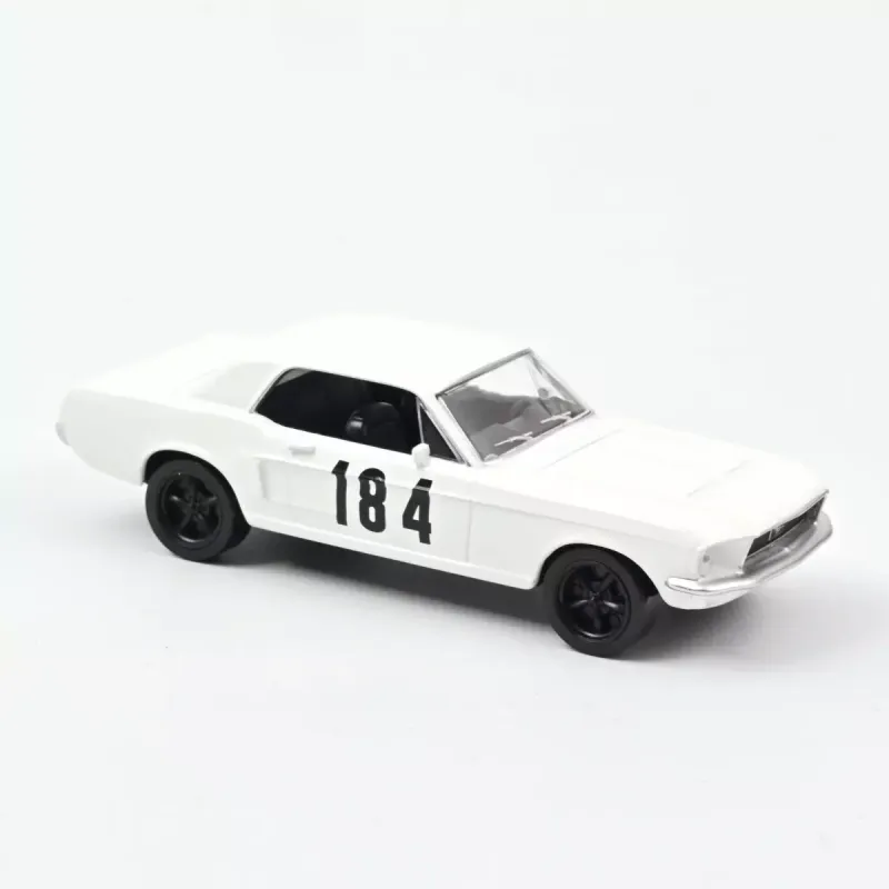 Ford Mustang coupé 1968 Blanche n°184 Jet-car 1/43 - NRV-270557 - Norev - Voitures, camions, etc. - Le Nuage de Charlotte