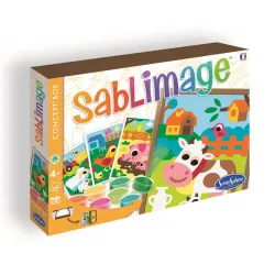 Sablimage Concept'Box - Farm animals - STS-8807 - SentoSphère - Glitter boards - Le Nuage de Charlotte