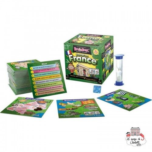 BrainBox - Voyage en France - GBG-301386 - Green Board Games - Jeux de société - Le Nuage de Charlotte