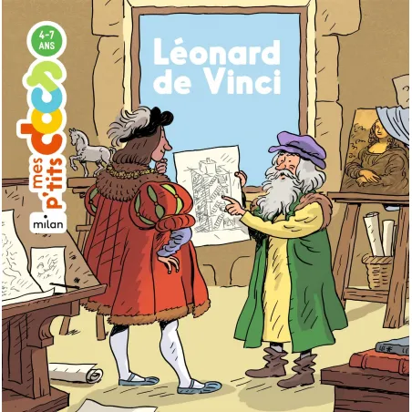 Mes P'tits Docs - Léonard de Vinci - MILA-9782408031503 - Milan - Documentaries - Le Nuage de Charlotte