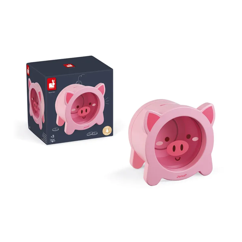 Piggy Moneybox - JAN-J04653 - Janod - Money Box and wallet - Le Nuage de Charlotte