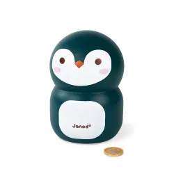 Penguin Moneybox - JAN-J04650 - Janod - Money Box and wallet - Le Nuage de Charlotte