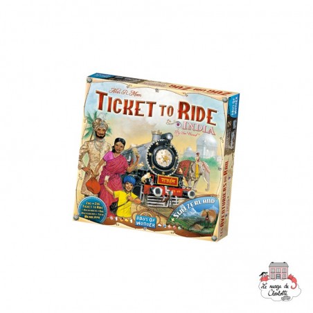 Les Aventuriers du Rail - Map Col. 2 "Inde" - DOW-75118 - Days of Wonder - Jeux de société - Le Nuage de Charlotte