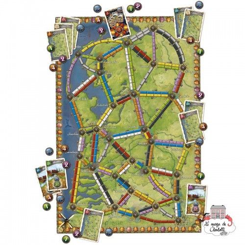 Ticket to Ride - Map Col. 4 "Nederland" - DOW-75130 - Days of Wonder - Board Games - Le Nuage de Charlotte