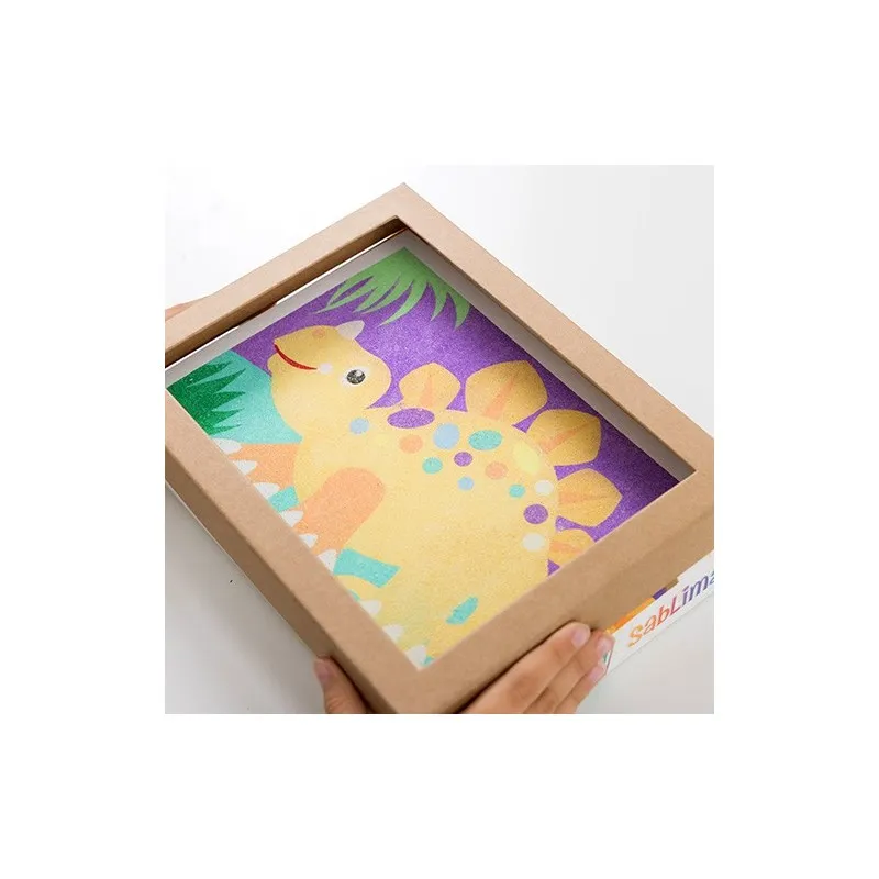 Sablimage Concept'Box - Dinosaurs - STS-895 - SentoSphère - Glitter boards - Le Nuage de Charlotte