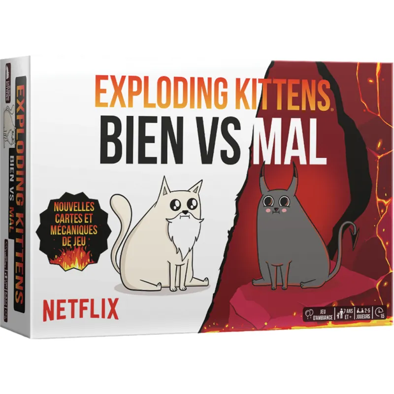 Exploding Kittens - Bien vs Mal - EXK-191662 - Exploding Kittens - Jeux de société - Le Nuage de Charlotte