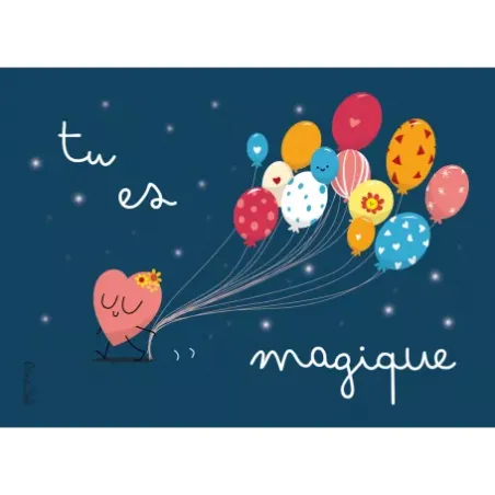 Aline Selli "Tu es magique" - EDC-5407009462764 - Editions de Cortil - Cards and invitations - Le Nuage de Charlotte